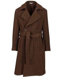 Al Duca d'Aosta - Double-breasted Coat - Lyst