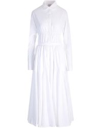 Patou - Cotton Midi Shirt Dress - Lyst