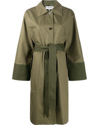 Loewe Trench Oversize Verde - Green