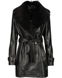 Arma - "manon" Leather Coat - Lyst
