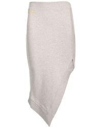 The Attico - Double Fleece Midi Skirt Skirts - Lyst