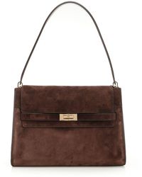 Tory Burch - Lee Radziwill Handbags Brown - Lyst