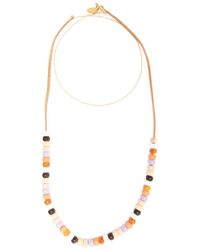 Forte Forte - Bead-embellished Double-stranded Necklace - Lyst