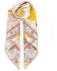 Fendi - Moonlight Echoes Scarves And Foulards Rose - Lyst