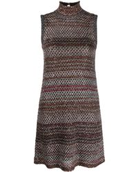 Missoni - Brown Sequin-embellished Mini Dress - Women's - Polyester/elastane/fabric - Lyst