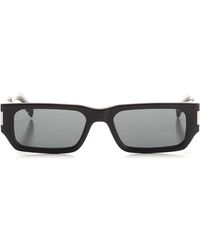 Saint Laurent - "sl 660" Rectangular Sunglasses - Lyst