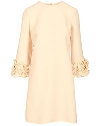 Valentino Garavani - Short Dress In Crepe Couture - Lyst