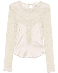 Isabel Marant - Lace Top "Diem" - Lyst