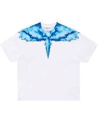 Marcelo Burlon - T-shirt With Colordust Wings Print - Lyst