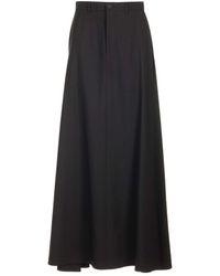 Balenciaga - Long Fluid Skirt - Lyst