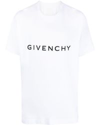 Givenchy - White T-shirt With Logo - Lyst