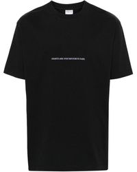 Marcelo Burlon - Black T-shirt With Embroidered Phrase - Lyst