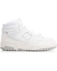 New Balance - White "650" High Top Sneakers - Lyst