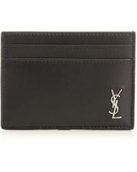 Saint Laurent - Tiny Cassandre Card Holder - Lyst