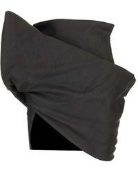Rick Owens - Asymmetrical Mini Skirt With Drape - Lyst