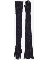 McQueen - Heritage Lace Evening Gloves - Lyst