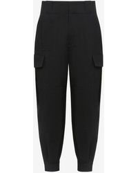 Alexander McQueen - Military Cargo Trousers - Lyst