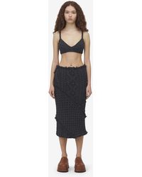 Alexander McQueen - Cable Knit Pencil Skirt - Lyst