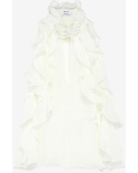 McQueen - Ruffled Top - Lyst