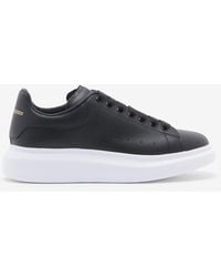 McQueen - Leather Oversized Sneakers - Lyst