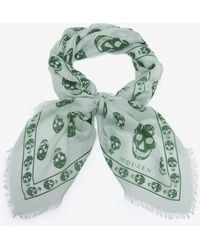 McQueen - Foulard Skull Classico - Lyst