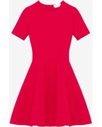 McQueen - Fit And Flare Mini Dress - Lyst
