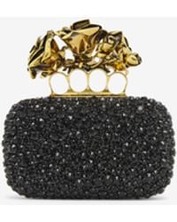 McQueen - Rose Knuckle Clutch - Lyst