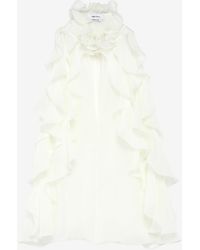 McQueen - Ruffled Top - Lyst