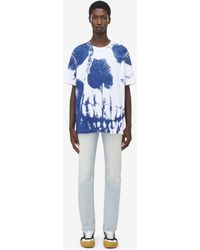 McQueen - Exploded Skull T-Shirt - Lyst