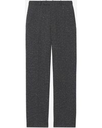 McQueen - Flecked Pinstripe Trousers - Lyst