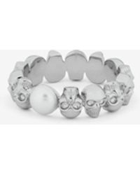 McQueen - Skull And Ring - Lyst