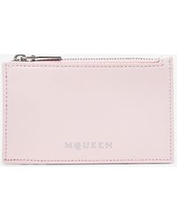 McQueen - Portacarte Con Zip - Lyst