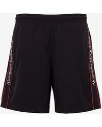 Alexander McQueen Selvedge Swim Shorts - Black