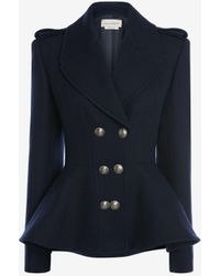 peplum style coats