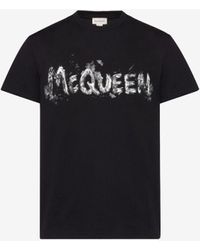 Alexander McQueen - Mcqueenグラフィティ Tシャツ - Lyst