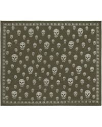 McQueen - Classic Skull Scarf - Lyst