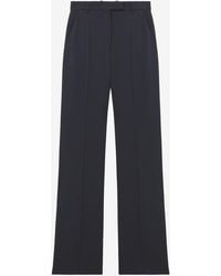 McQueen - High-Waisted Tailored Trousers - Lyst