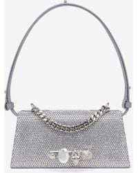 McQueen - Crystal-Embellished Jewelled Mini - Lyst