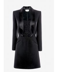 Alexander McQueen Miniabito Smoking - Nero
