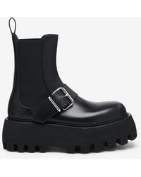 McQueen - Sofa Buckle Boot - Lyst