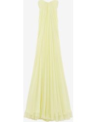 McQueen - Abito Bustier Da Sera - Lyst