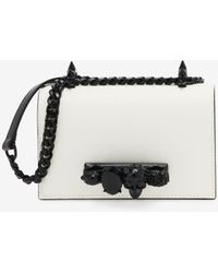 Alexander McQueen - Mini jewelled satchel - Lyst