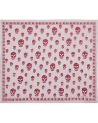 McQueen - Foulard Skull Classico - Lyst
