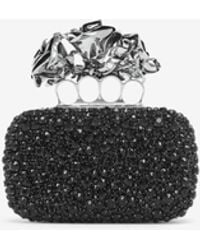 McQueen - Rose Knuckle Clutch - Lyst