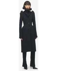 McQueen - Pinched Shoulder Coat - Lyst