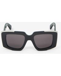 Alexander McQueen - Black The Grip Geometrical Sunglasses - Lyst