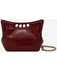 Alexander McQueen - Red The Peak Bag Mini With Chain - Lyst