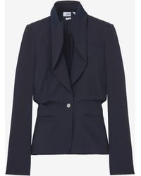 McQueen - Folded Lapel Single-Breasted Jacket - Lyst