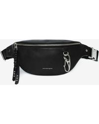 Alexander McQueen Harness Black Nappa Belt Bag