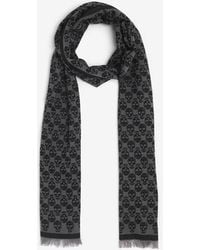 McQueen - Skull Monogram Scarf - Lyst